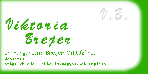 viktoria brejer business card